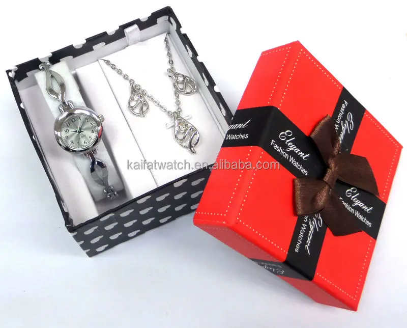 Welp Groothandel Mooie Horloge Gift Sets Dames Meisjes Horloge Sieraden ZY-78