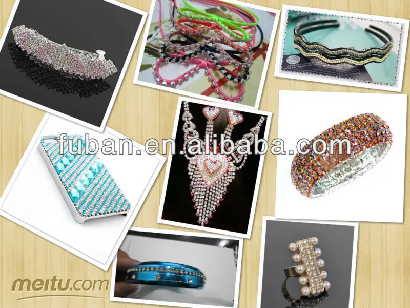 high quality rhinestone trimming for dress