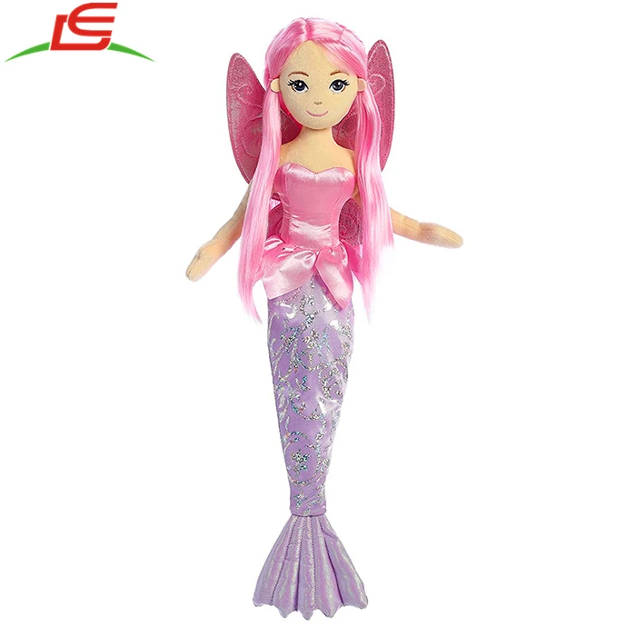 Aurora World Sea Sparkles Fairy Mermaid Coralina Plush Doll - Buy ...