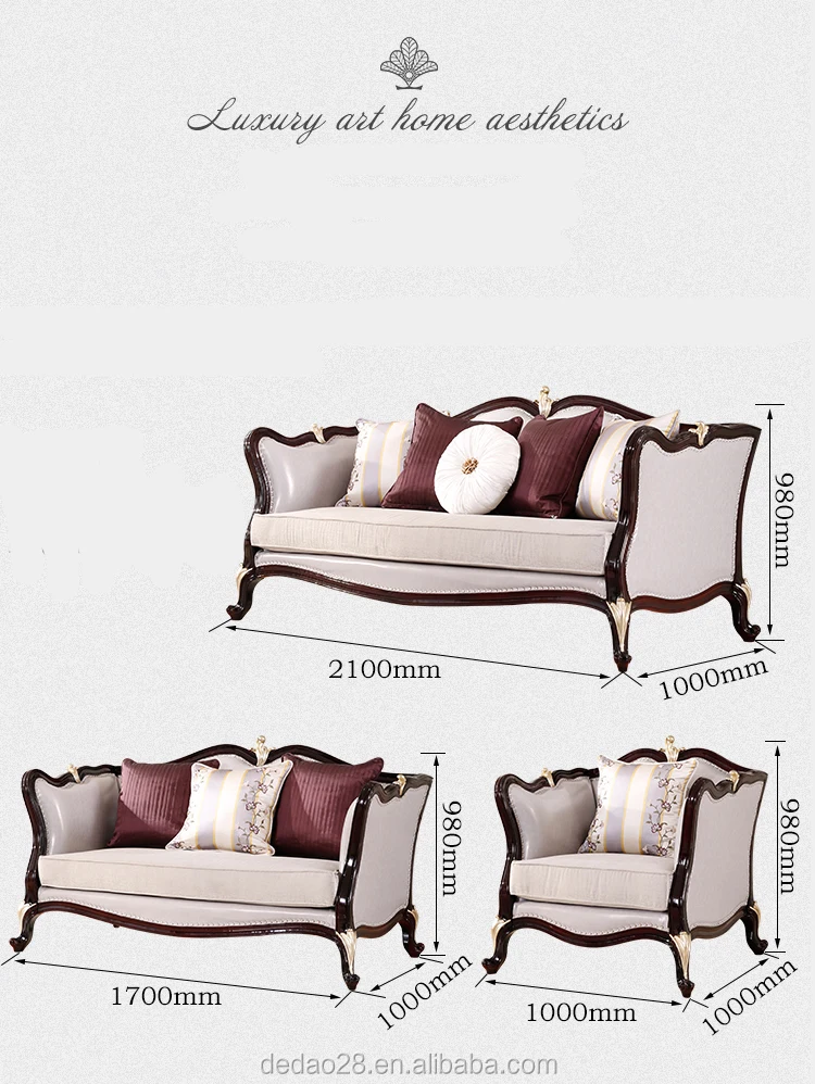 American style fabric sofa set