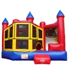 USA Modular 5 in 1 inflatable jumping Castle Slide bounce house combo for sale