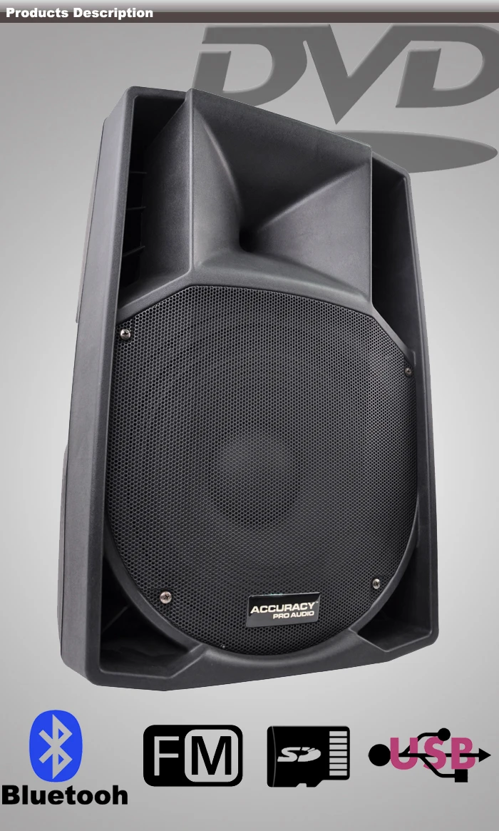 15 Inch Professional Active Powered Pro Speaker Csw15amxqbt Buy Pro