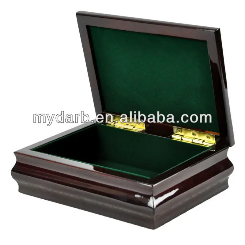 Dark Brown Jewelry Box Buy Green Velvet Jewelry Box,Classical Glossy