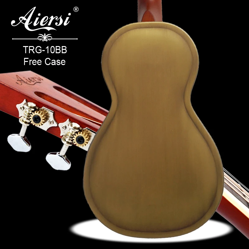 Aiersi Brand Golden Bell Metal Brass Single Cone Blues Slide Parlor