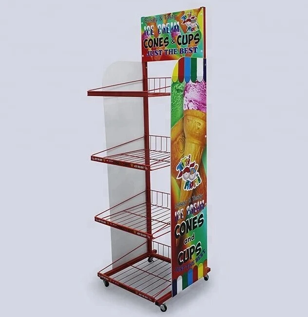 Custom Made Snack Display Potato Chips Display Rack Stand Buy Cheap