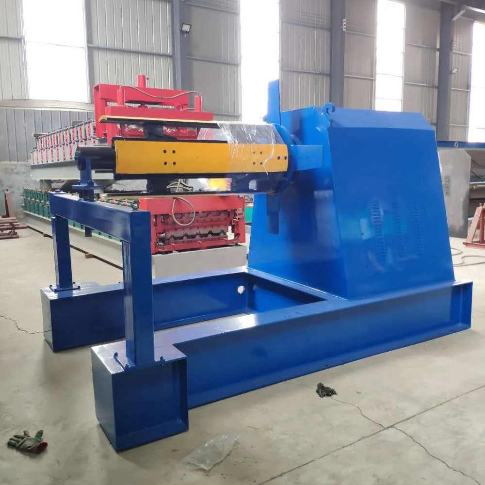 Automatic Steel Sheet Decoiling Machine/Hydraulic Decoiler with Trolley