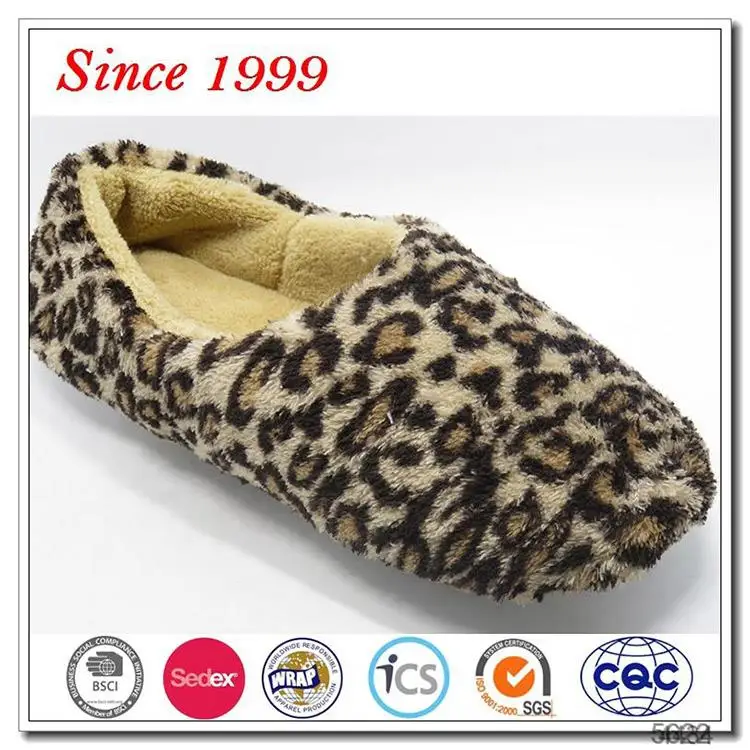 leopard print house shoes