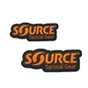 Custom PVC Patches Creative Lettering Clothing Logo Badge Rubber Patch