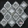 Hot Sale Lantern Water Jet Glass Mosaic, Designer Kitchen Wall Tile