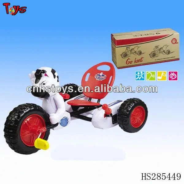 funny cartoon horse wheel pedal car parts