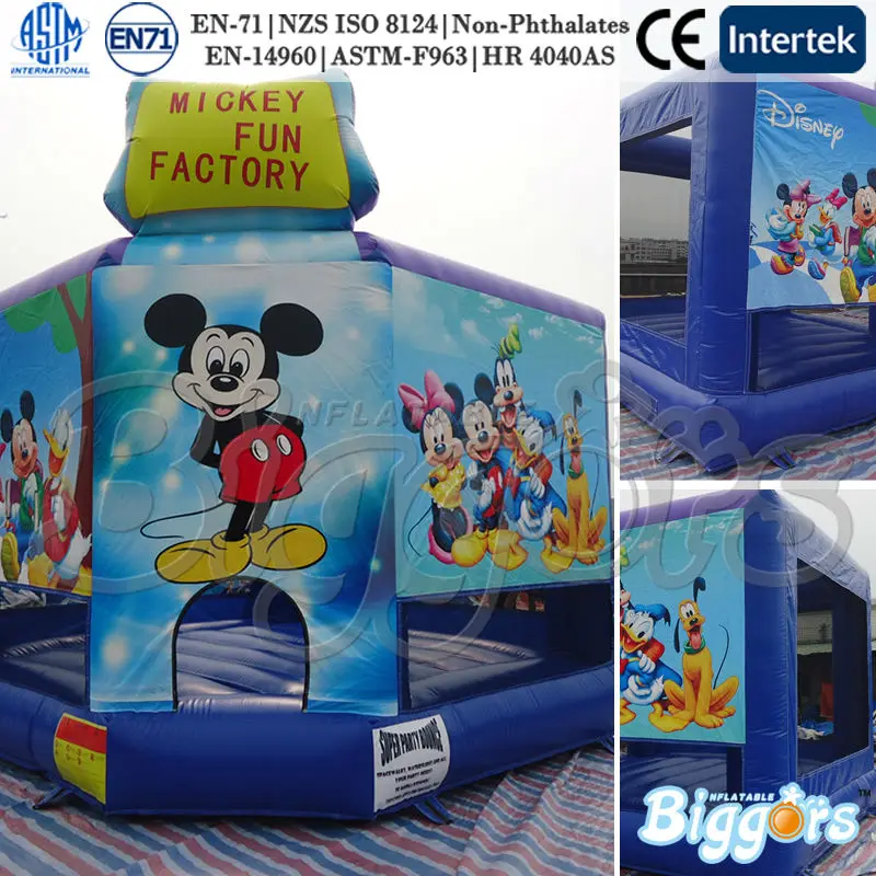Mickey Mouse Inflatable Moonwalk - Buy Mickey Mouse Inflable Moonwalk  Product on 