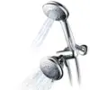 Best Selling Products in Amazon Brushed Nickel Full-Chrome 24 Function 3-way 2 in 1 Shower-Head Handheld Shower Combo