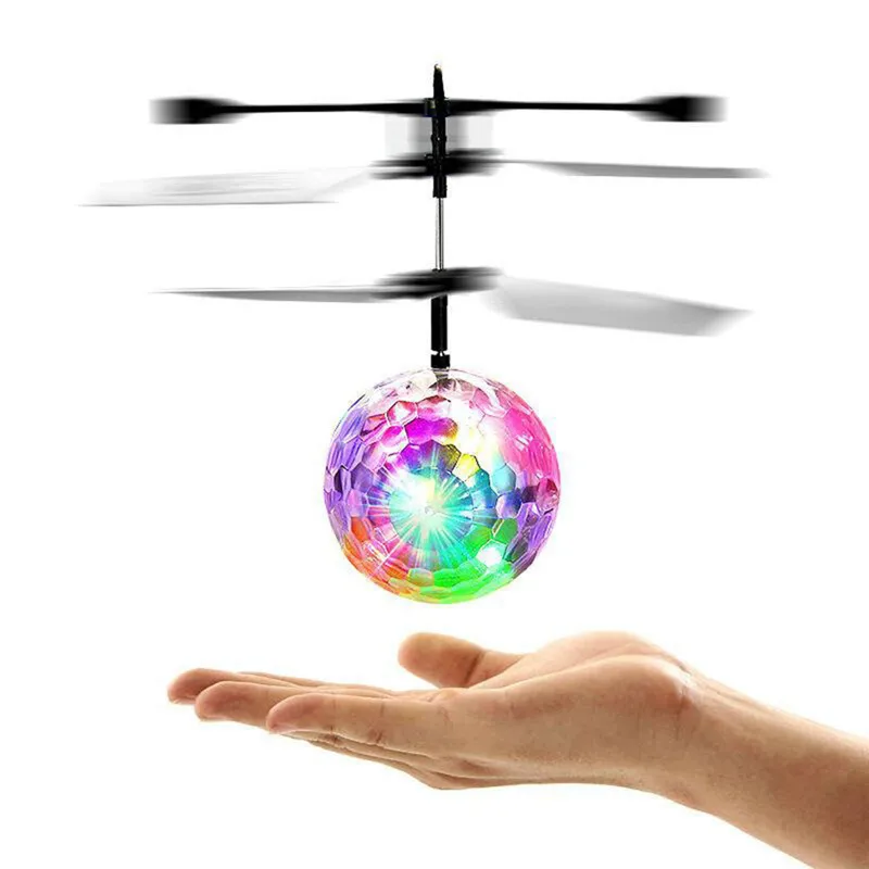 Magic Electric Flying Ball Hélicoptère Avec Lumière DEL Capteur Infrarouge Jouet Cadeau
