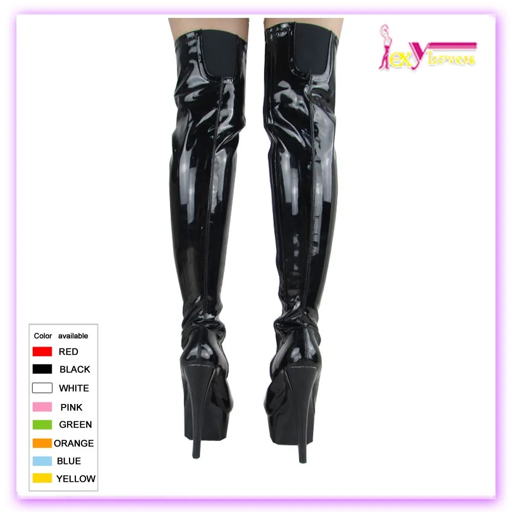 Big Size Womens Boots Ladies 15 Cm Stiletto High Heel Platform Sexy