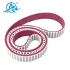 AIMAI supplier wholesale special processing L red rubber coated saw tooth timing belt