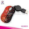 Crystal Rhinestone Egg Shaped computer Mouse
