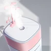 2019 New arrival mini car cool mist maker fogger industrial essential oil diffuser with 6 led lights