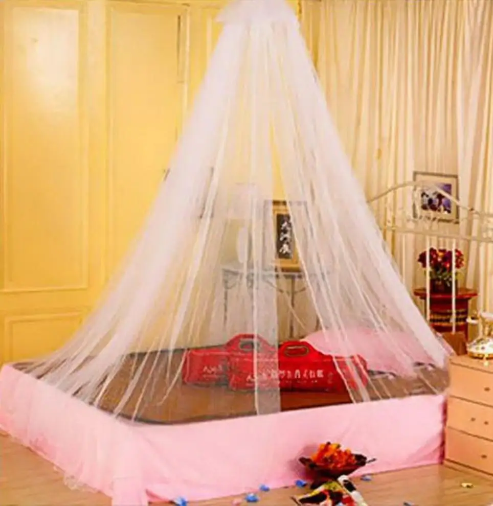 Round Lace Insect Bed Canopy Netting Curtain Outdoor Hang Dome Mosquito Nets 