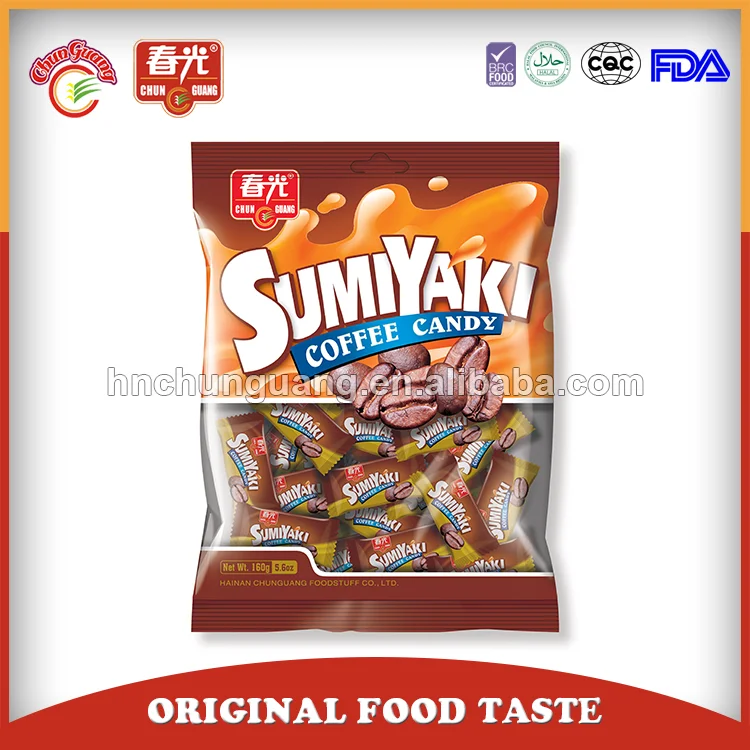 Coffee and coconut flavor hard candy, Sumiyaki Coffee Candy