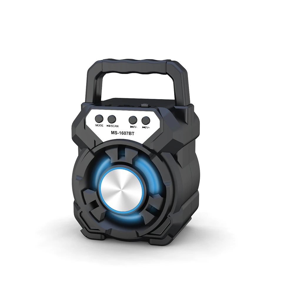 private model Subwoofer radio soundbox player mini speakers All plastic box portable bluetooth wireless trolley speaker - ANKUX.COM
