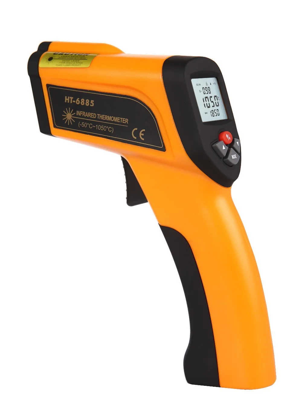 Ht-6885 Ce Rohs Report High Temperature Infrared Thermometer Digital