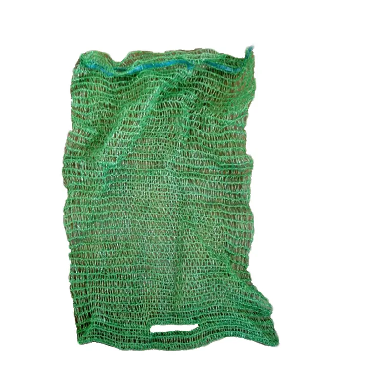 China 50x80cm Raschel Packing Potato Onion Fruit Sack Pe Orange Mesh ...