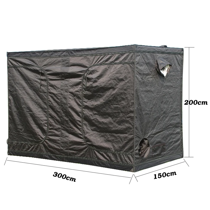 PEVA+oxford mylar material waterproof 60/80/100/120/140/240/300 cm wide grow room grow tent