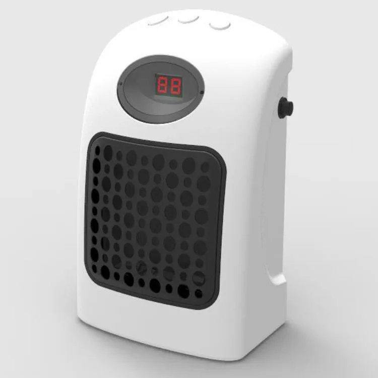 Congsu Portable Mini Handy Electric Fan Heater Heating Stove Radiator Warmer Plug in Hot Air Fast Wall Heater Blower for Home Wi