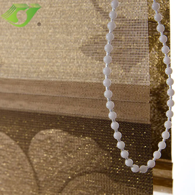 Luxury horizontal roller shade jacquard zebra blinds