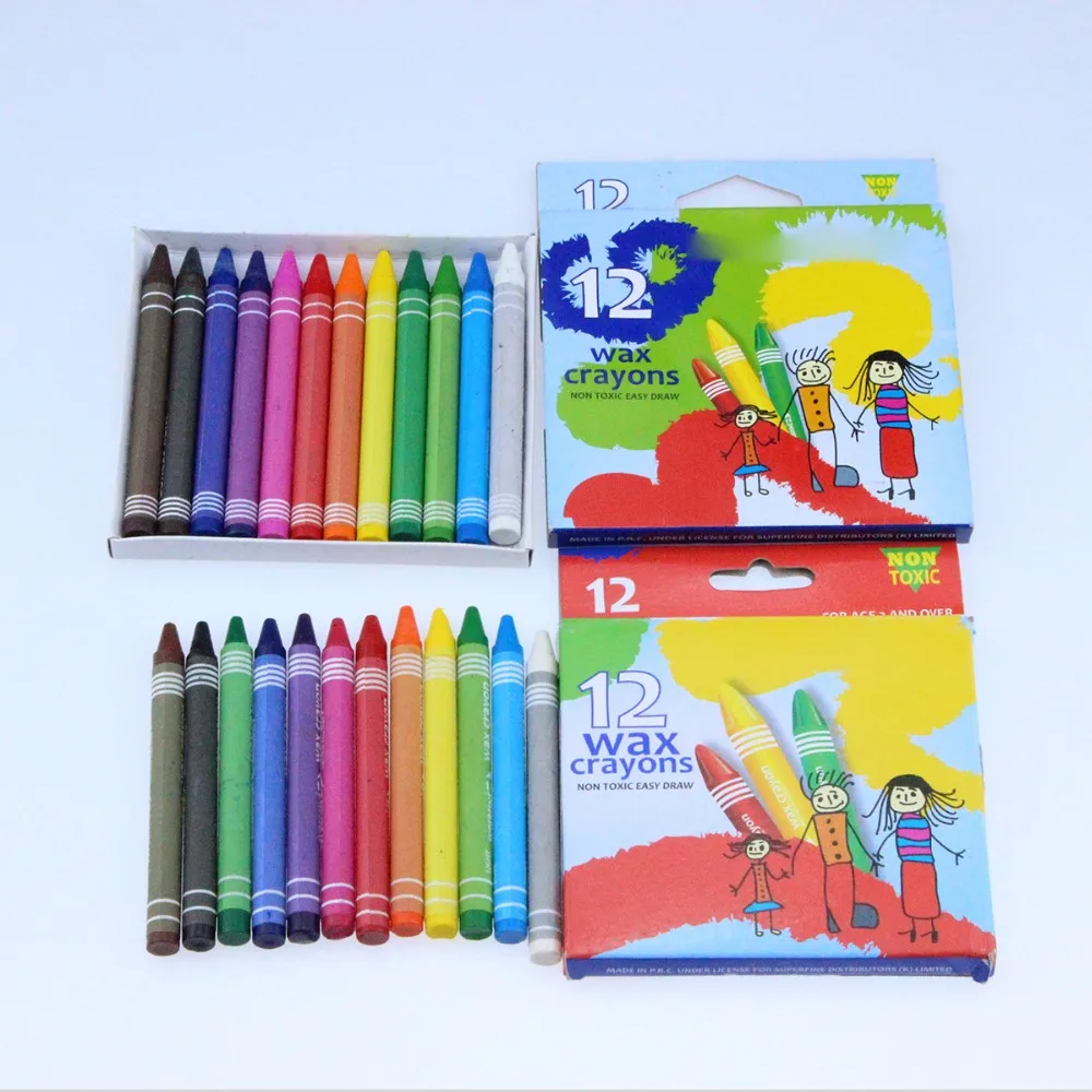 Non-Toxic Promotional 6 8 12 24 Pack Crayons Art Colorful Set Colors  Washable Crayons Kids Pastel Fragrance Crayon - China Oil Pastel, Wax