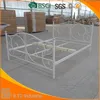 Home bedroom furniture crystal ball final metal double bed design