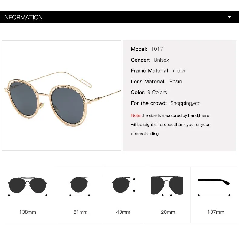 Guvivi Sunglasses Private Label Round Hollow Sunglasses Uv400 Sun