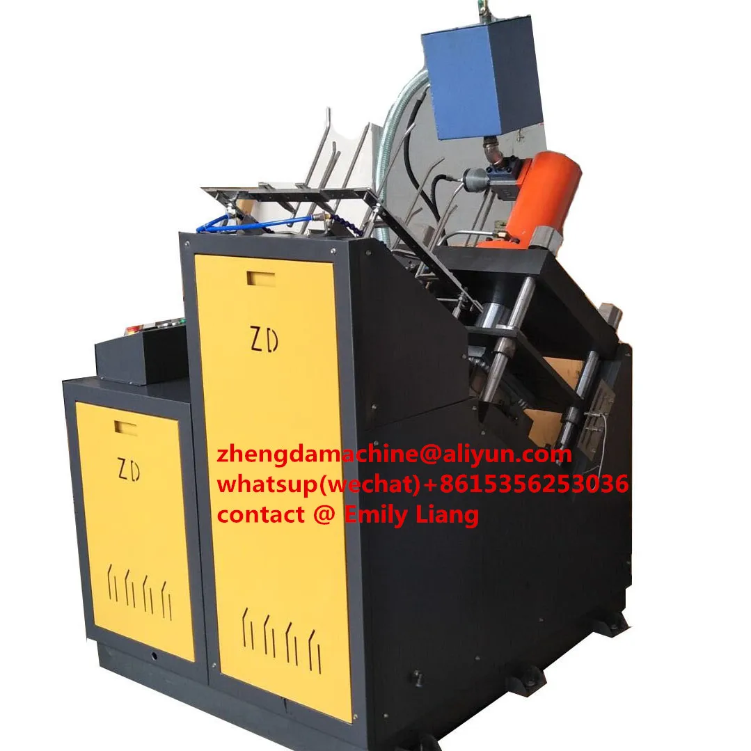 Cartoon Silver Paper Plate Making Machine With Counter And Collection