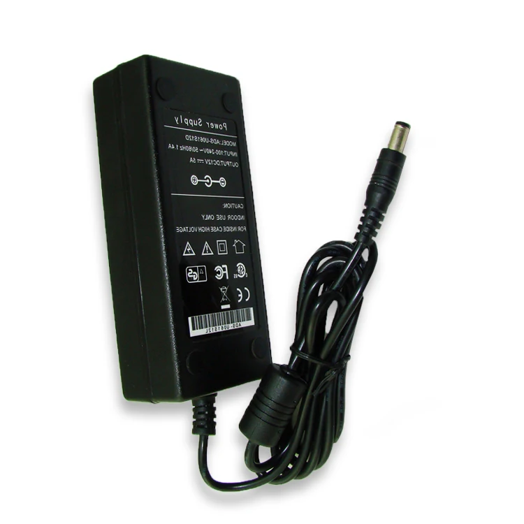 factory directly 12v/5a laptop ROHS fcc certified desktop 60w power supply AC / DC 12v 5a switching power adapter for LED lights