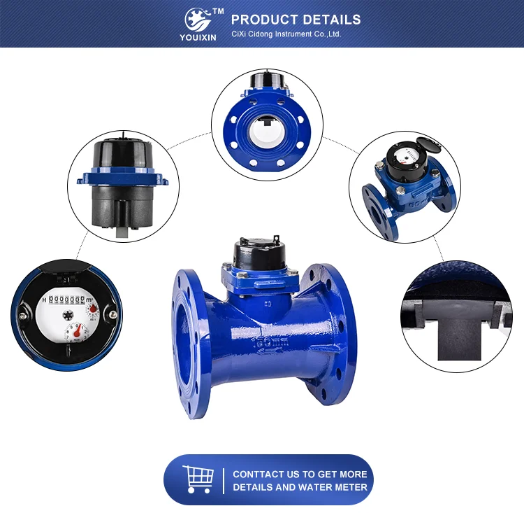 Agriculture Irrigation Woltman Water Flow Meter For Irrigation Price