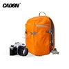 Fashion korean style slr orange waterproof polyester multifunctional photography camera backpack