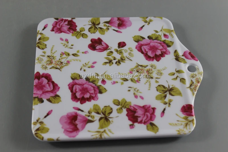 Flower Plastic Table Mat Melamine Pot Holder