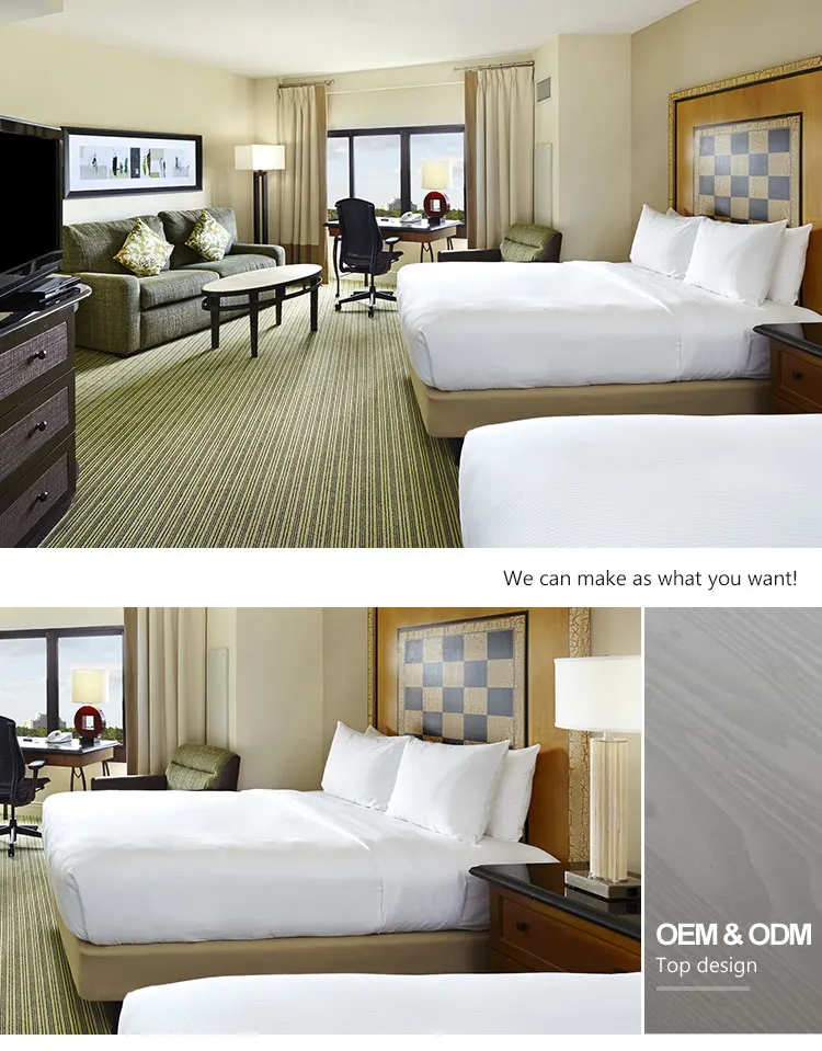 Foshan customized high class new model 5 star furniture modern mandarin oriental hotel bedroom