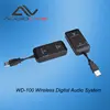 Portable Stereo Digital Wireless AudioTransmitter and Audio Receiver with Wireless Audio Adapter for Multicast Audio System