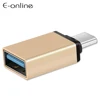 USB 3.1 Type C Right Angle Male to USB 3.0 Cable Adapter Connector OTG Data Sync Charger Cable for Samsung LG OnePlus 5