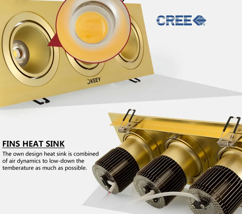 led grille downlight