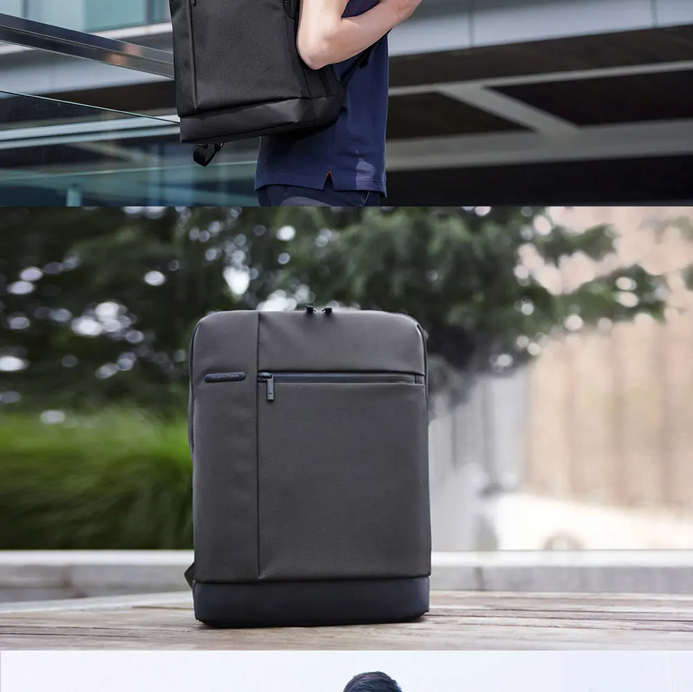 xiaomi men classical business laptop backpack
