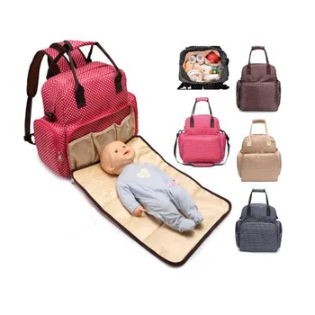 All-in-one Diaper Bag Backpack Multifunction Waterproof Baby Nappy Bag ...
