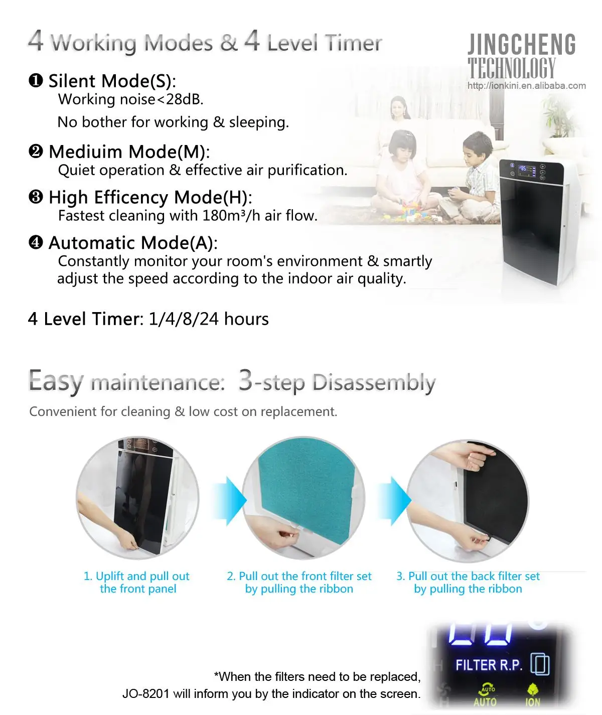 if you are looking for  home air ionizer   jo-8201 would be your