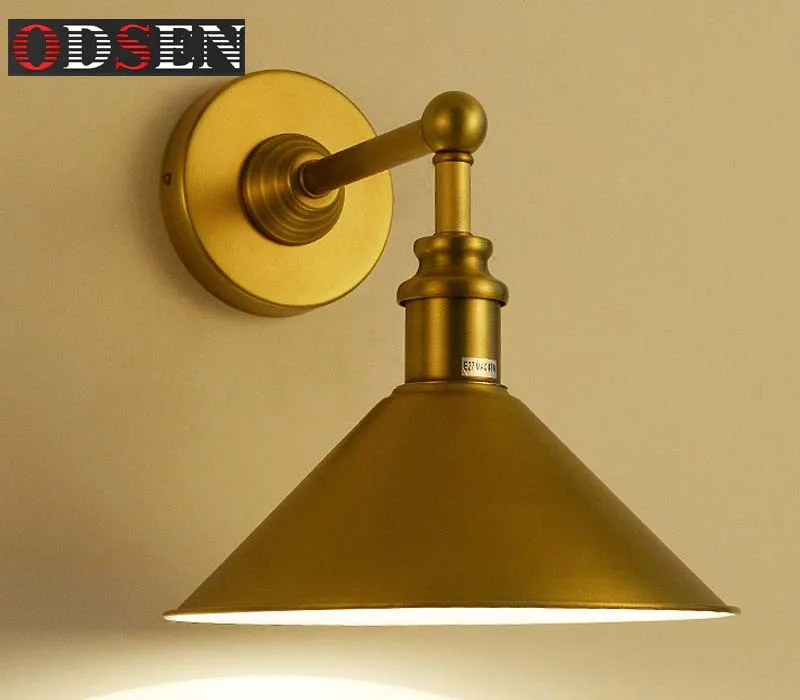 2017 Wholesale Luxury Hotel Bedside Wall Antique Brass Lamp Buy