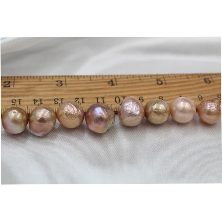 Wholesale A Luster Natural No Holes Freshwater Edison Pearl Multicolor Baroque Loose Pearl