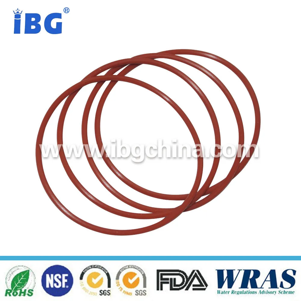 Line diameter:2.0mm） 20pcs Red Food Grade Silicone O-Ring Sealing ring 