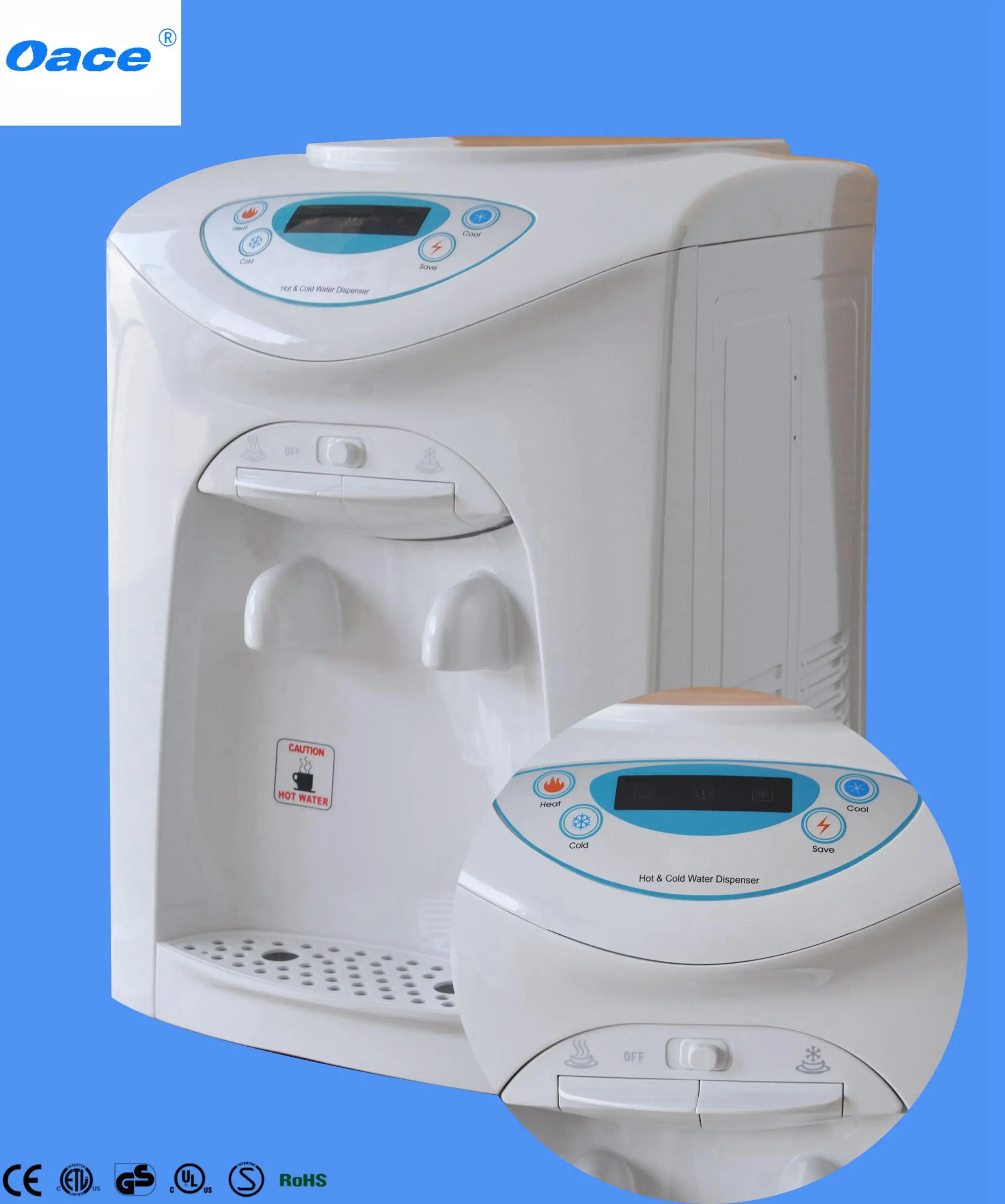 Hot & Cold Desktop 5 Gallon Portable Water Dispenser, View tabletop