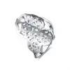 RIR178 Overstate Special Style Ring Net Structure Couch Ring With Rhodium Plated