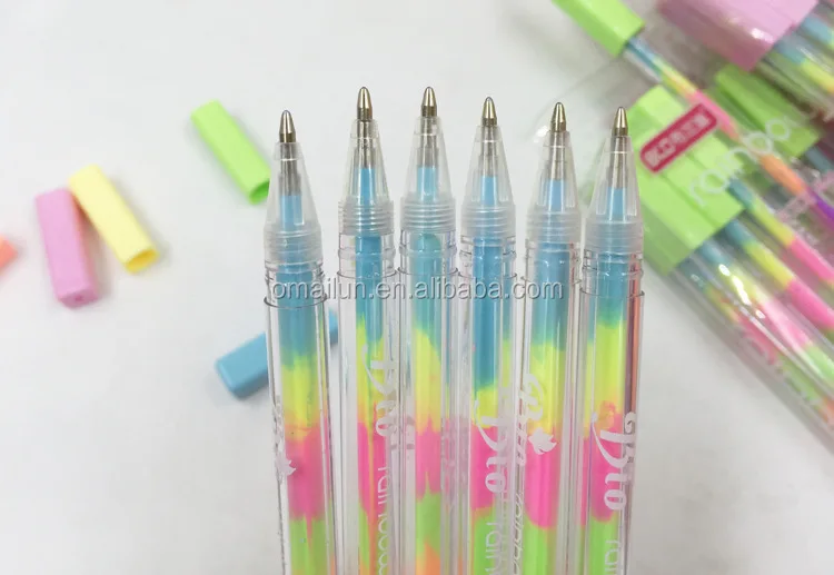 branded gel pen pack fancy color